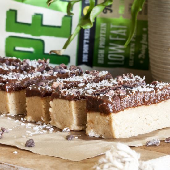 Peanut Butter Choc Protein Bars - Recipe photo by karenluvslife