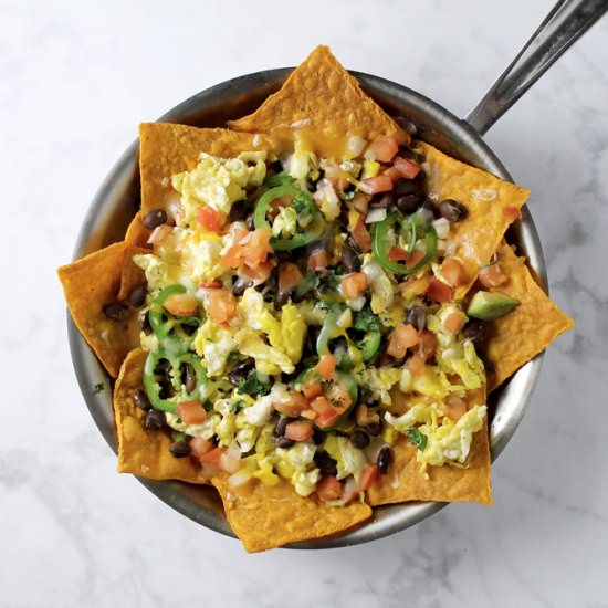 Healthier Breakfast Nachos - Recipe photo by spinach4breakfast