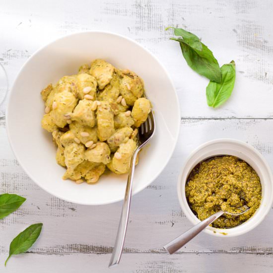 Chicken Pesto Gnocchi - Recipe photo by icingonthesteak