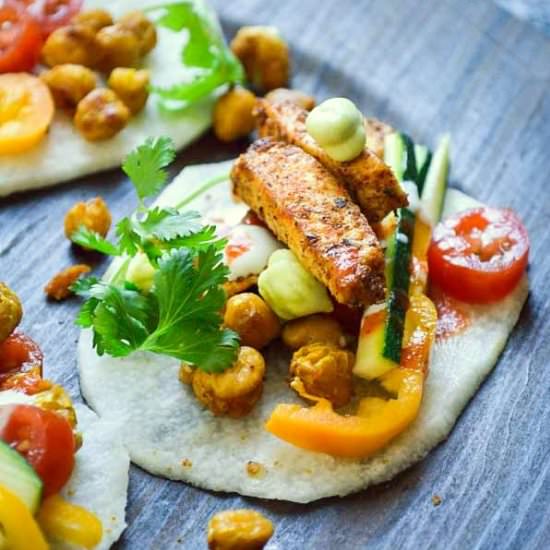 Almost Raw Vegan Gyro with Tofu - Recipe photo by Mydaintysoulcurry