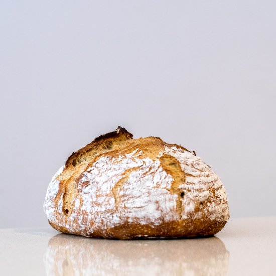 Artisan Walnut Bread - Recipe photo by thecuriouschickpea