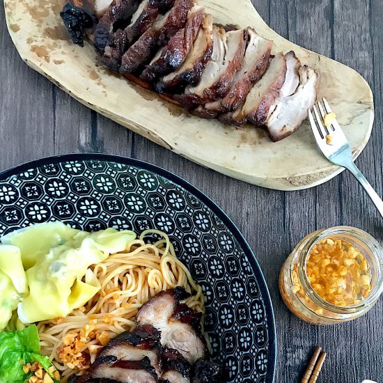 Sticky Chinese BBQ Pork (Char Siew) - Recipe photo by theburningkitchen
