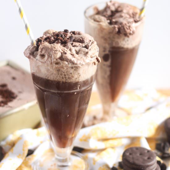 Thin Mint Floats - Recipe photo by DomesticBatchAsh