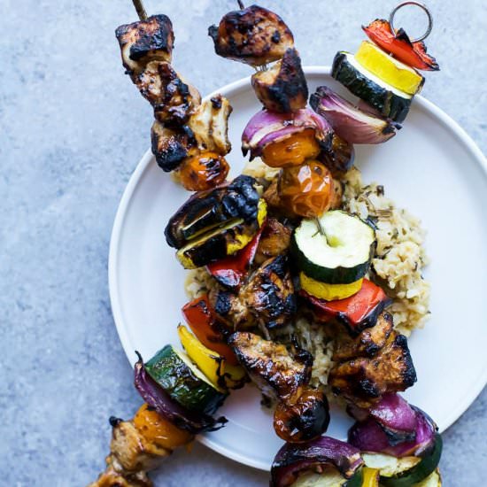 Balsamic Chicken Kabobs - Recipe photo by joyfulhealthyeats