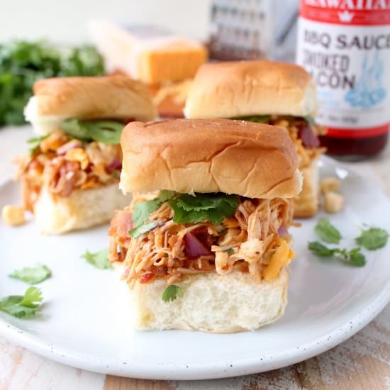 BBQ Chicken Salad Sliders - Recipe photo by Whitney Bond