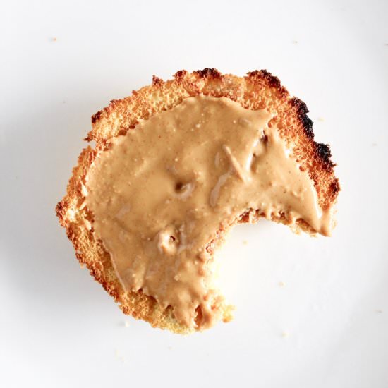 Low Carb Microwave English Muffin - Recipe photo by sinfulnutrition