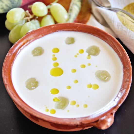 White Garlic Soup – Ajo Blanco - Recipe photo by Spain on a Fork