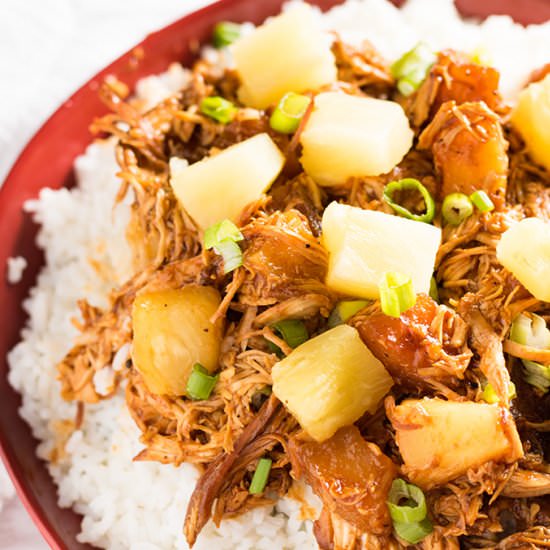 Crockpot Hawaiian BBQ Chicken - Recipe photo by TheSaltyMarshmallow