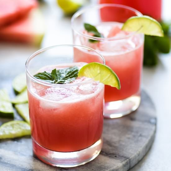 Mexican Watermelon Water - Recipe photo by isabeleats