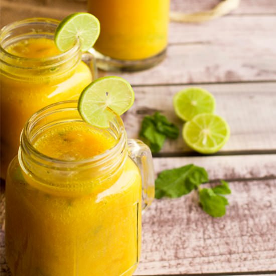 Mango Mojito With Mint & Ginger - Recipe photo by yummydiaries