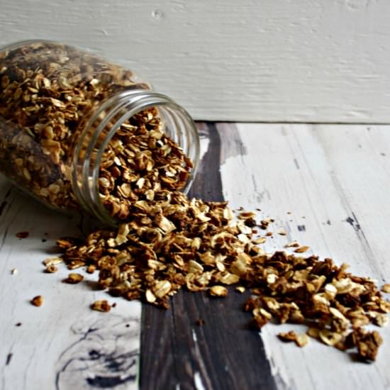 Wake-Up Coffee Porter Granola - Recipe photo by chewsandbrews