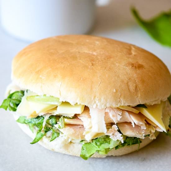 Caesar Salad Sandwiches - Recipe photo by thegraciouswife