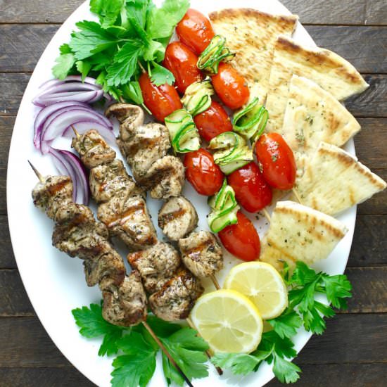 Mediterranean Chicken Kebabs - Recipe photo by marilenaskitchen
