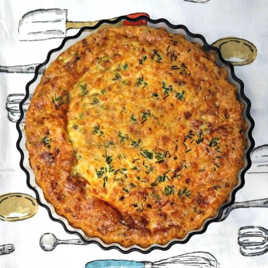 Crustless Quiche Lorraine - Recipe photo by thegardeningcook