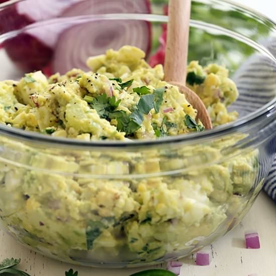 Mexican Style Egg Salad - Recipe photo by The Harvest Kitchen