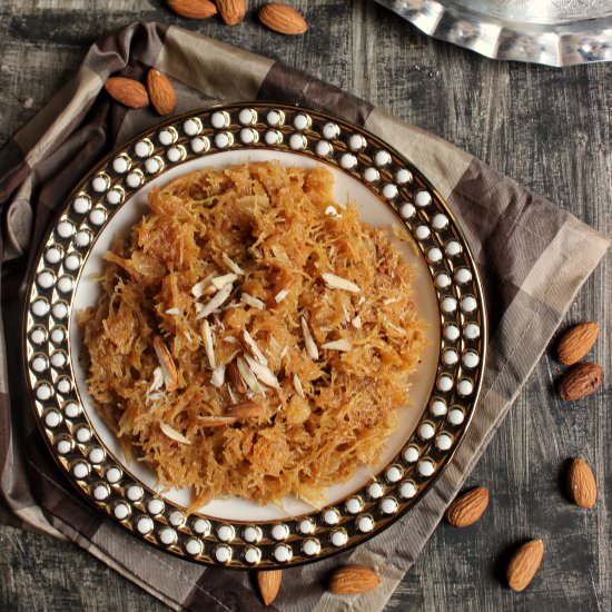 Sevaiyo Ka Muzaffar - Recipe photo by Ghezaeshiriin