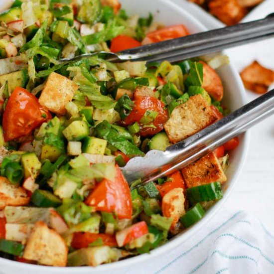 Lebanese Fattoush Salad - Recipe photo by feelgoodfoodie1