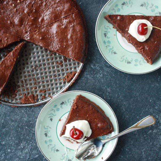 Chocolate Hazelnut Buckwheat Cake - Recipe photo by The Desserted Girl