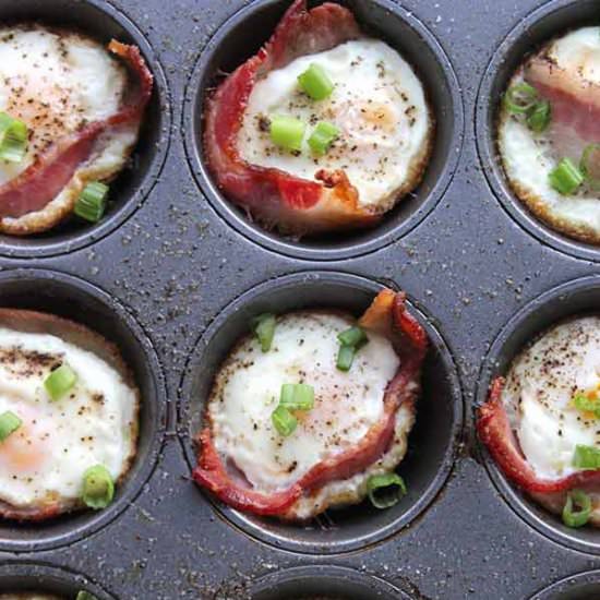 Healthy Bacon Egg Muffins - Recipe photo by Simpegreenmoms