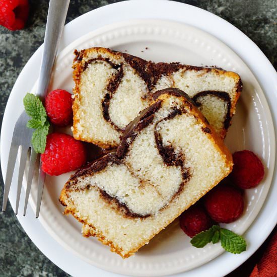 Egg-Free Marble Cake - Recipe photo by Aromatic Essence
