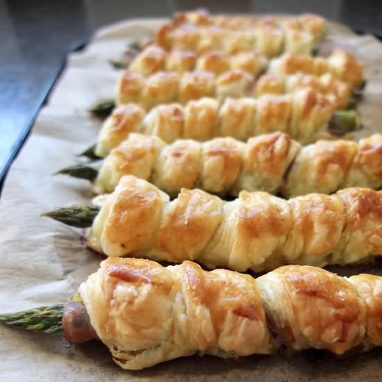Asparagus & Parma Ham Twists - Recipe photo by joskitchenlarder