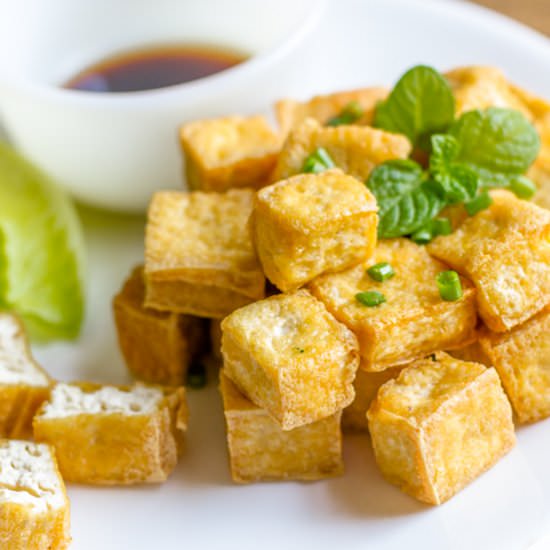 Crispy Fried Tofu - Recipe photo by How Daily