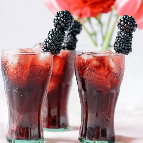 Blackberry Kalimotxo - Recipe photo by Hannah Berry