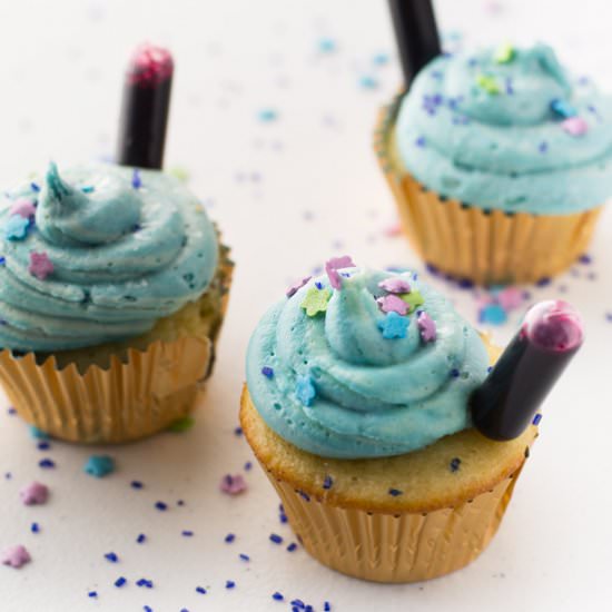 Zootopia Nighthowler Cupcakes - Recipe photo by hungerthirstplay