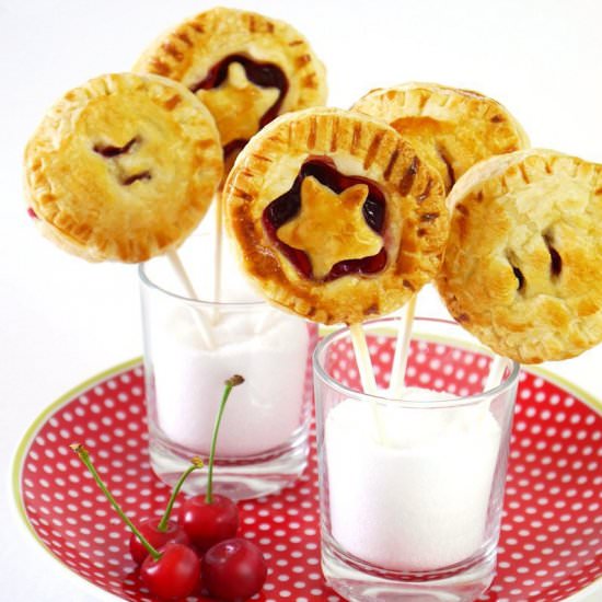 Cherry Pie Pops Recipe - Recipe photo by BirdsParty