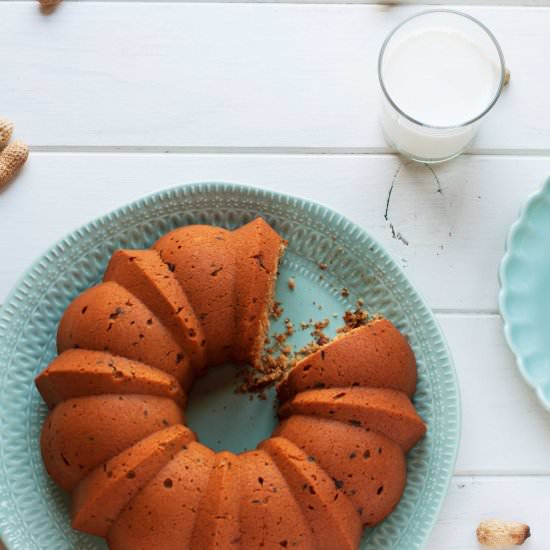 Peanut butter bundt cake - Recipe photo by whatevabakes