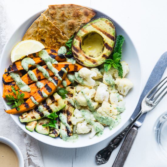 Vegan Grilled Plant Power Bowl - Recipe photo by foodfaithfitness