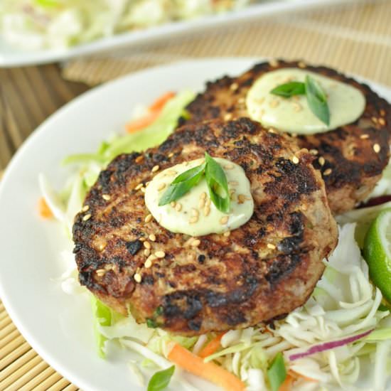 Asian Tuna Cakes - Recipe photo by Peace Love and Low Carb