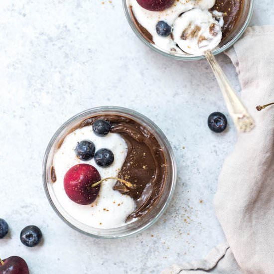 Raw Chocolate Avocado Pudding - Recipe photo by food by mars