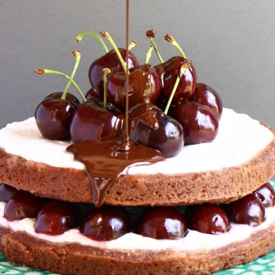 Gluten-Free Vegan Black Forest Cake - Recipe photo by rhiansrecipes