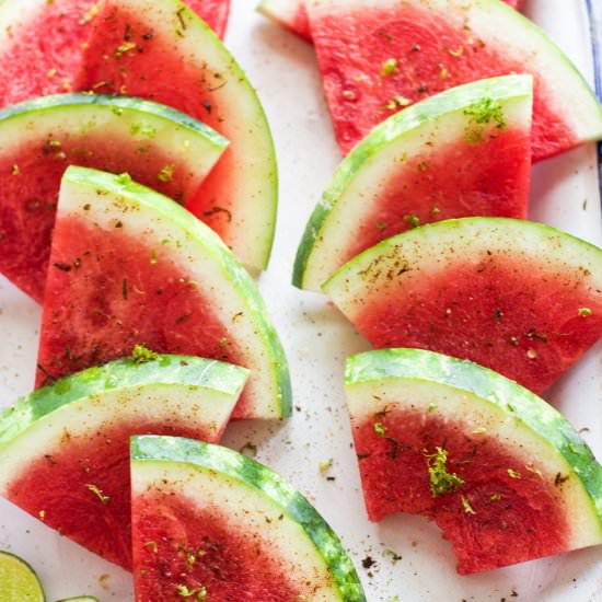 Chili Lime Salted Watermelon - Recipe photo by My Diary of Us