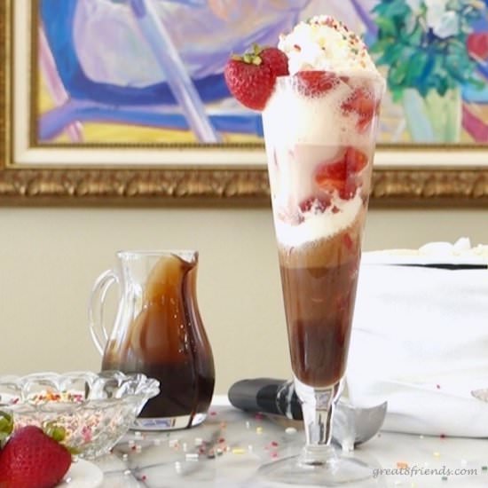 Neapolitan Ice Cream Soda - Recipe photo by Great 8 Friends