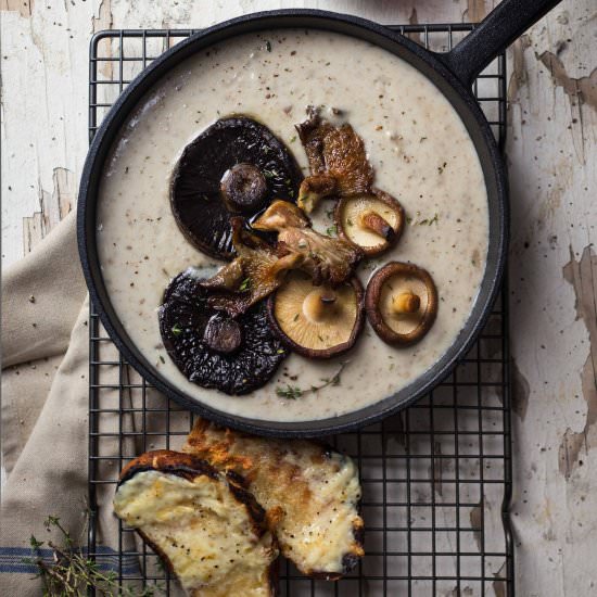 Creamy wild muschroom soup - Recipe photo by Elmarie Berry