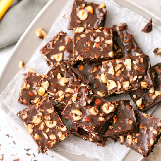 Chocolate, honey and hazelnut fudge - Recipe photo by vanillafrost4