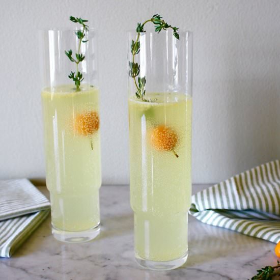 Kumquat & Thyme Cocktails - Recipe photo by Zestful Kitchen