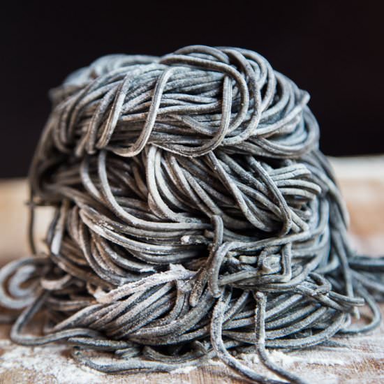 Homemade Squid Ink Ramen - Recipe photo by WhatToCookToday