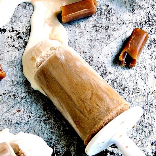 Caramel Macchiato Popsicles - Recipe photo by BobbisKozyKitchen
