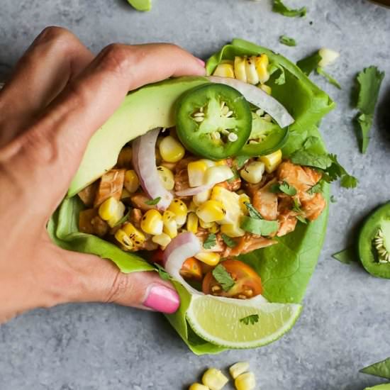 20 Minute BBQ Chicken Tacos - Recipe photo by joyfulhealthyeats