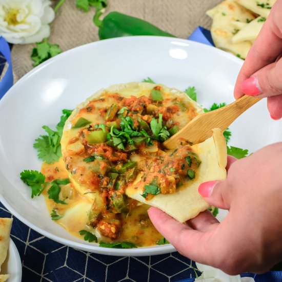Tawa Camembert Curry Dip - Recipe photo by pepperspennies