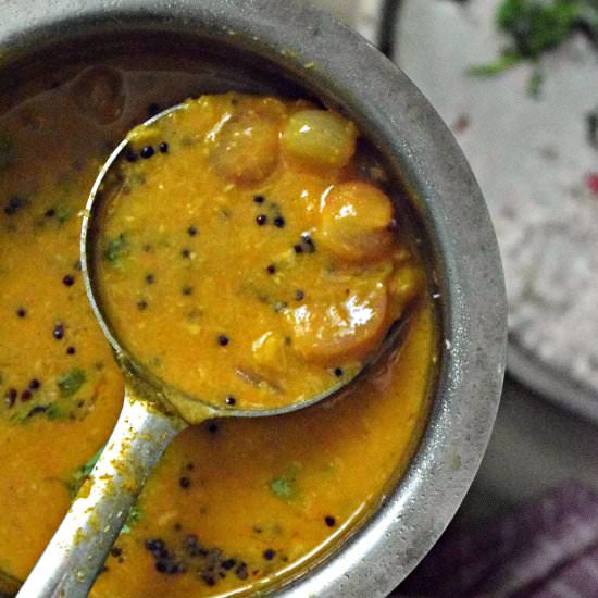 South Indian Pearl Onion Sambhar - Recipe photo by Cookilicious