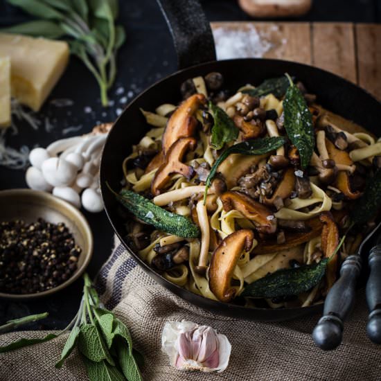 Mushroom Ragù Tagliatelle - Recipe photo by thesecretlifeofbee