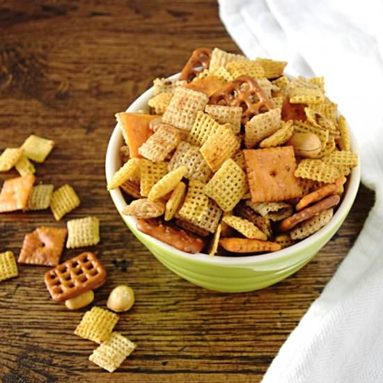 Sweet and Salty Chex Mix - Recipe photo by The Hungry Genealogist