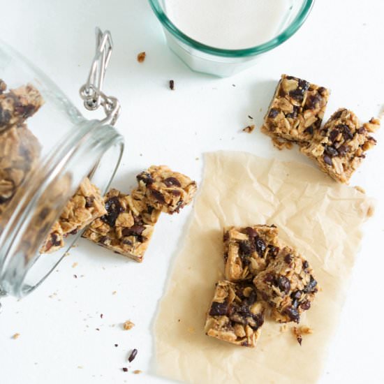Cherry & Almond Bites w/ Cocoa Nibs - Recipe photo by Zestful Kitchen