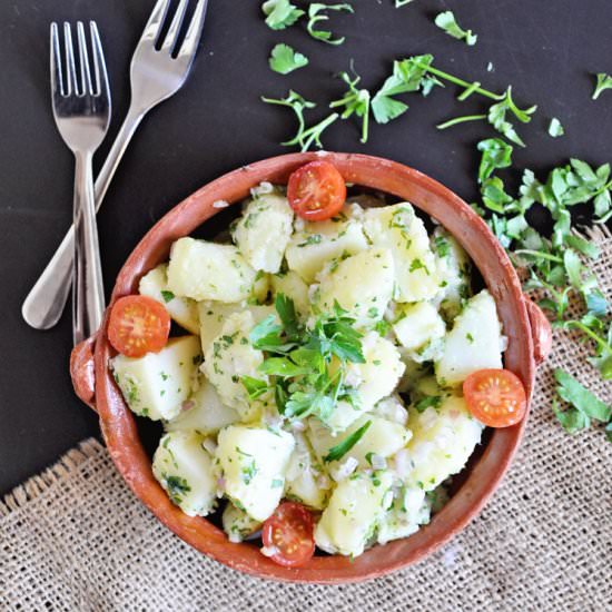 Andalusian Dressed Potatoes - Recipe photo by Spain on a Fork