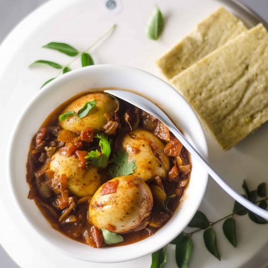 Egg Masala – Meal Prep Side - Recipe photo by Shamlyn Fernandes