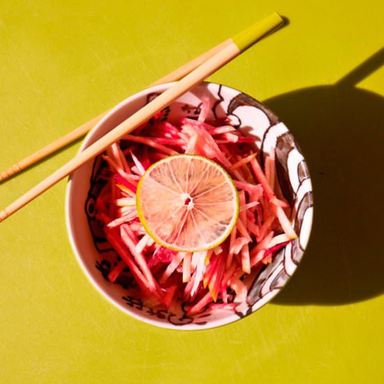 Summer Shredded Kohlrabi Salad - Recipe photo by fotofeedme